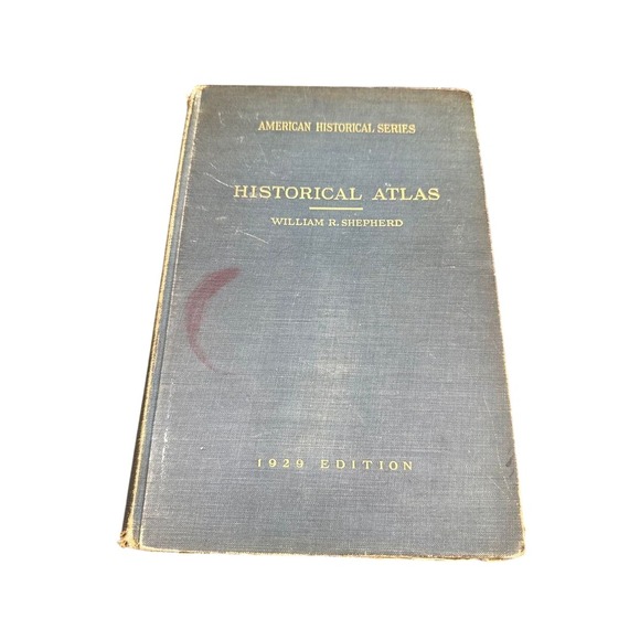 Henry Holt and Company Other - 1929 Historical Atlas William R Shepherd Seventh Edition Henry Holt Hardcover